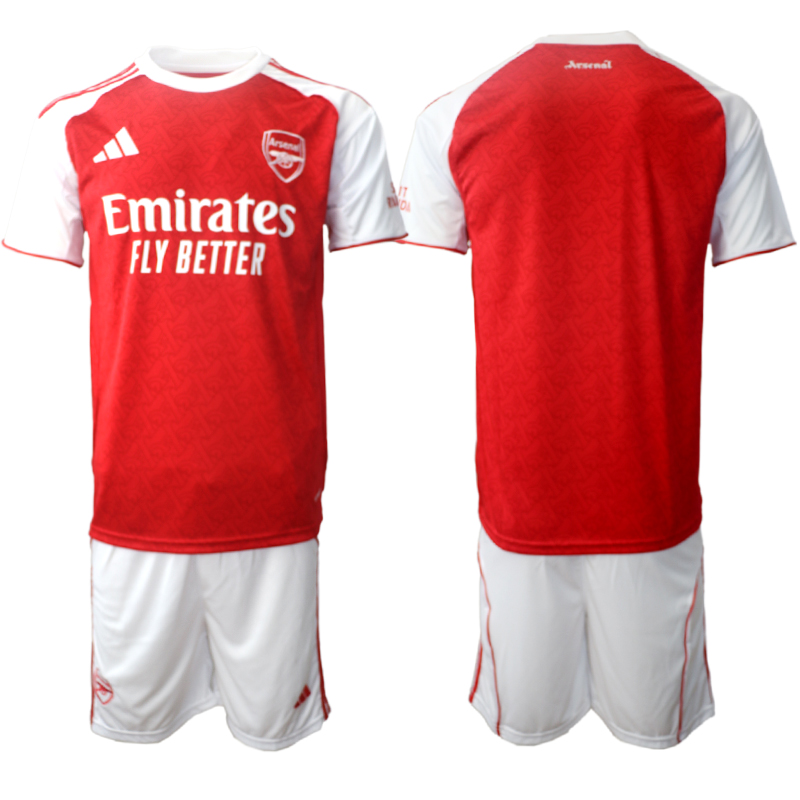 Men 2025-2026 Club Arsenal home red Blank Soccer Jersey 01->customized soccer jersey->Custom Jersey